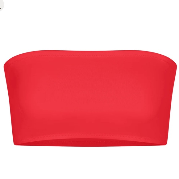 SKIMS Signature Swim Bandeau Bikini Top - Picture 1 of 6